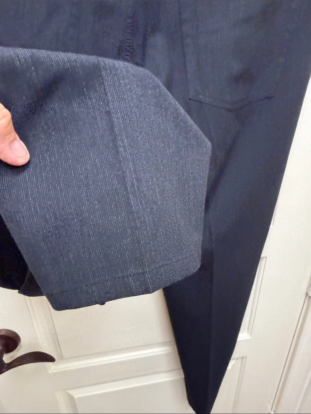 Alberto Tailored Men's Black Dress Pants